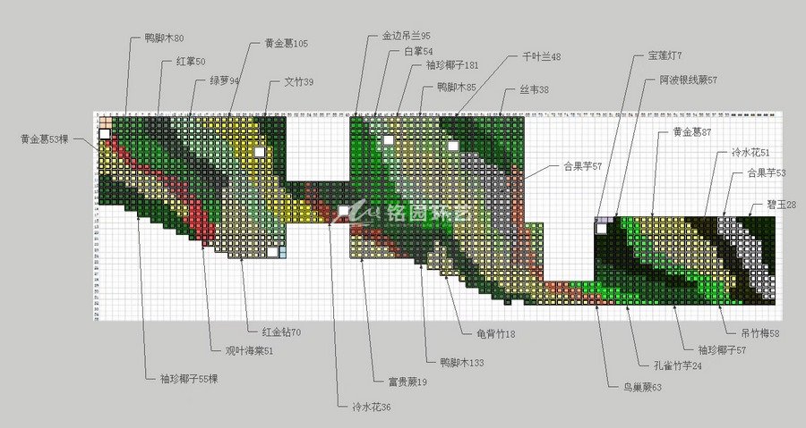 办公楼室内植物墙，大自然绿植造景